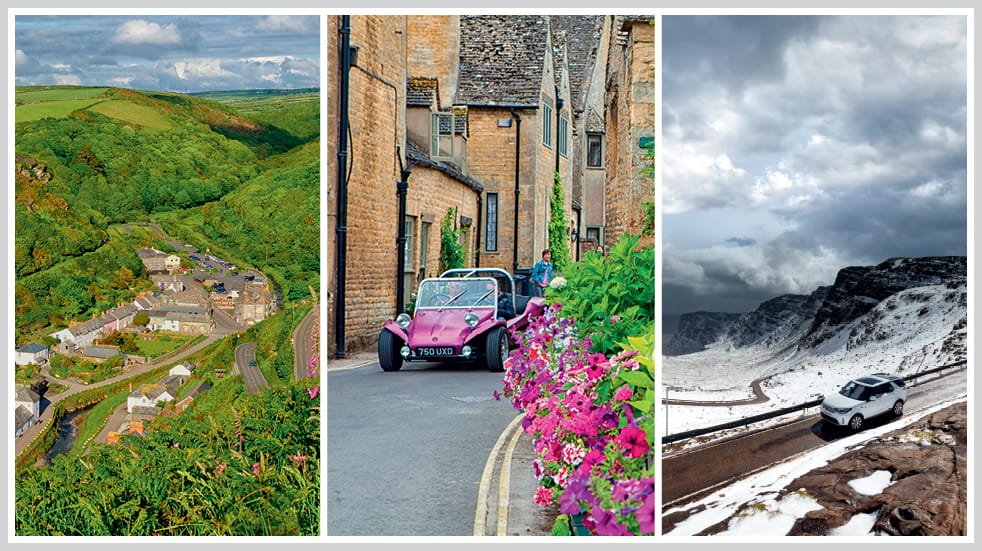 The 50 greatest UK drives: Bealach Na Ba in Scotland, the Fosse Way in the Cotswolds, and Boscastle to Bude in Cornwall